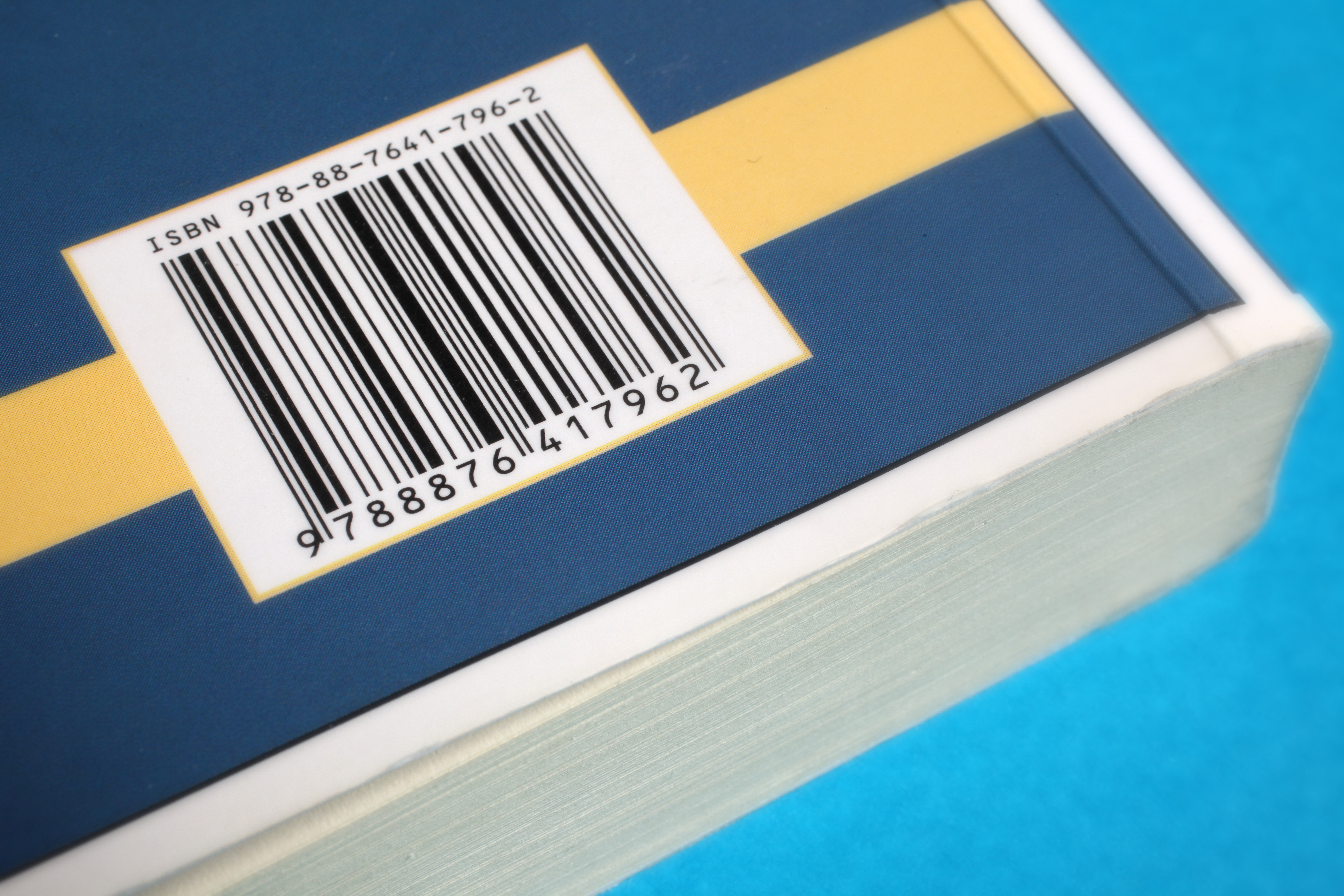 Bottom back corner of a book, displaying the ISBN barcode.